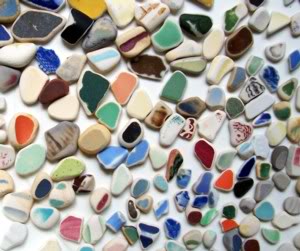 Beach Pottery Shards