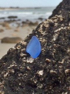 True Blue Sea Glass