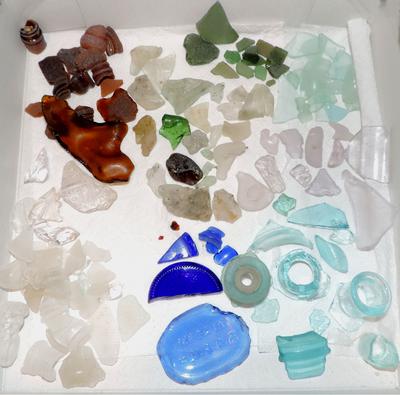 Beach Glass Hooper's Island, MD - these are just my favorite pieces.