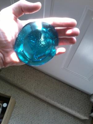 Best Blue Glass Ever Found  - June 2012 Sea Glass Photo Contes
