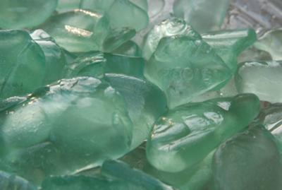 Cola Seafoam Finds - July 2012 Sea Glass Photo Contest