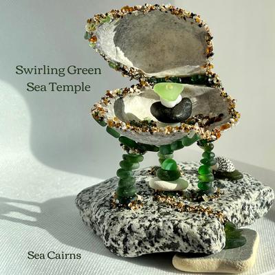 Mixed Media Sea Glass Structures