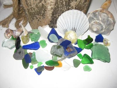 Sills Gully Beach Sea Glass, Shoreham, New York