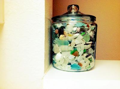 Years in a Jar  - August 2012 Sea Glass Photo Contest