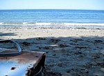 Sea Glass Dump Beach Toilet