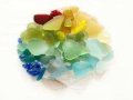 Rare colors in sea glass and beach finds