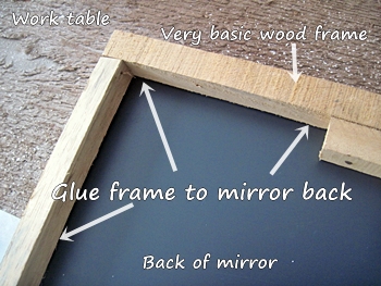 Easy DIY Beach Finds Mirror - Sea Glass, Driftwood, etc