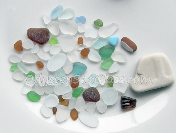 sea glass Huanchaco Peru beach