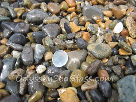 sea glass Huanchaco Peru beach