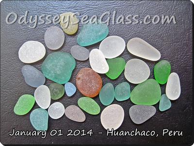 Sea Glass Huanchaco Beach Peru