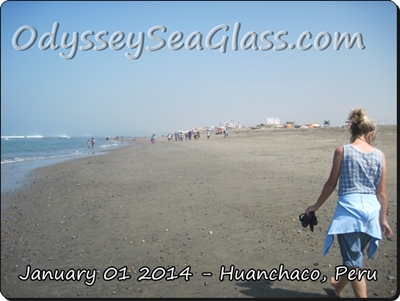 Huanchaco Peru Beach Glass of the sea