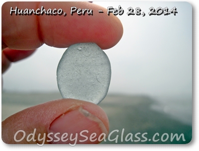 blue sea glass