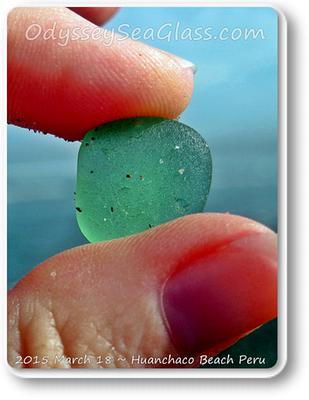 Huanchaco Beach Peru - March 18, 2015 Sea Glass Reports