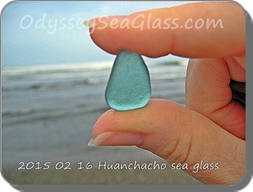blue sea glass
