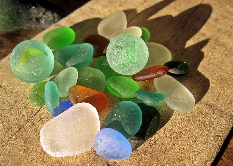 David and Lin Huanchaco Beach Peru sea glass search