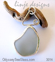 Bezeling jewelry is especially effective with beach glass