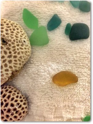 Puerto Rico Sea Glass from trip sent to OdysseySeaGlass