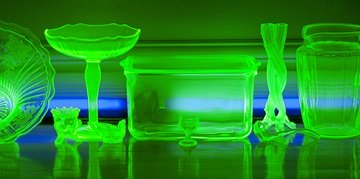 UV vaseline glass for sea glass