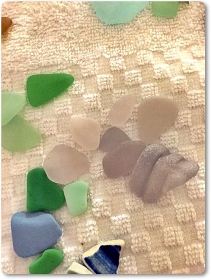 Puerto Rico Sea Glass from trip sent to OdysseySeaGlass