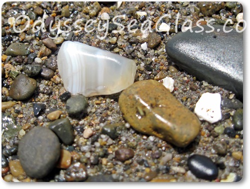 sea glass and agate rocks - Huanchaco, Peru, South America