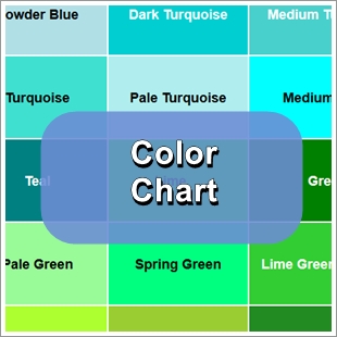 Beach Glass Color Chart