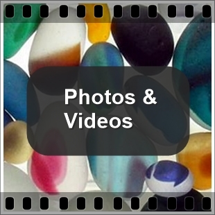 Sea Glass Photos and Beach Videos