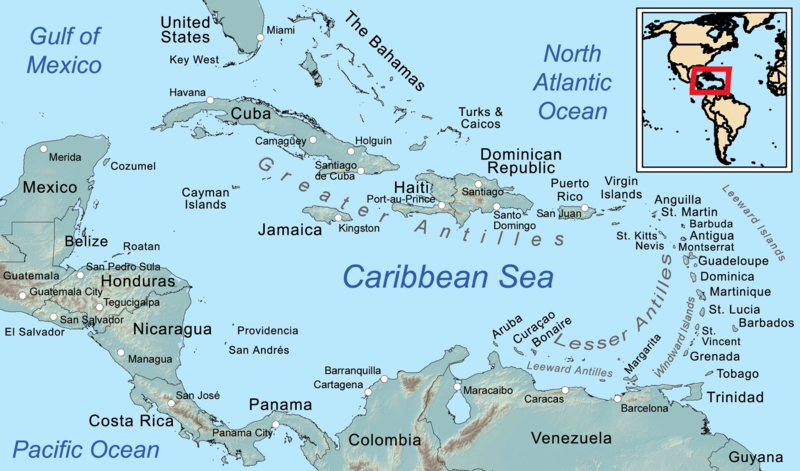 Caribbean - Greater and Lesser Antilles