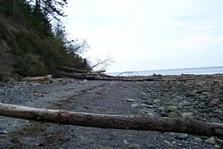 McCurdy Point starts Glass Beach