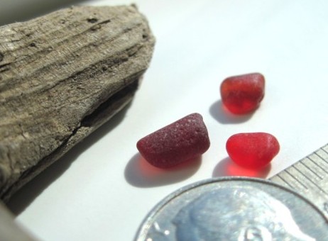 For Sale Red Sea Glass