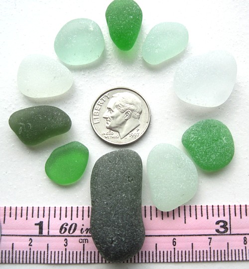 "Olive Grove" Green Sea Glass
