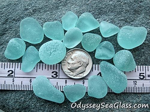 Turquoise Jewelry-Grade Sea Glass