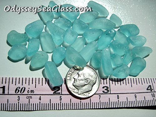 Turquoise Jewelry-Grade Sea Glass