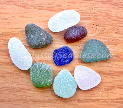 "Faraway Skies" Mixed Color Sea Glass