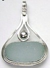 Light Blue California Sea Glass Pendant