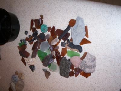 Sea Glass and Beach Finds in Naples
