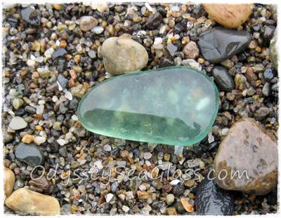 Smooth Green Sea Glass