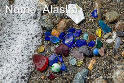Nome, Alaska sea glass