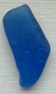  Blue sea glass 