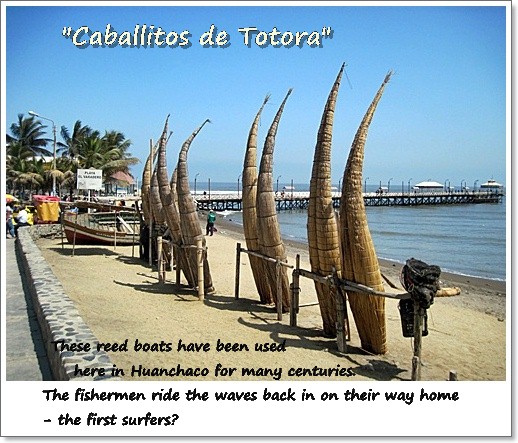 caballitos de totora huanchaco peru