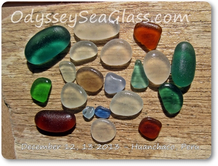 sea glass catch friday 13 december huanchaco peru