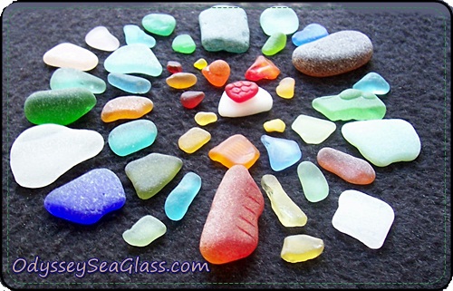 Sea Glass Rarity Chart