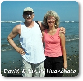 David and Lin at Odyssey Sea Glass Huanchaco, Peru