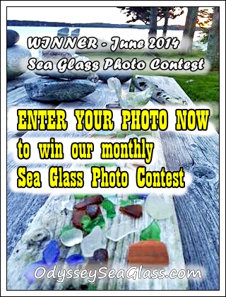 enter our online digitial contest for sea glass