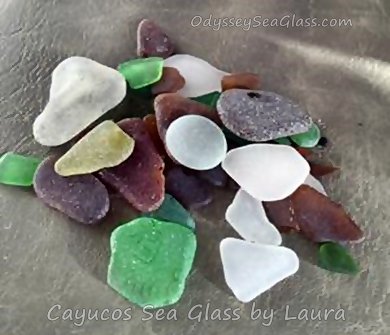 Central California Coast Sea Glass Reports