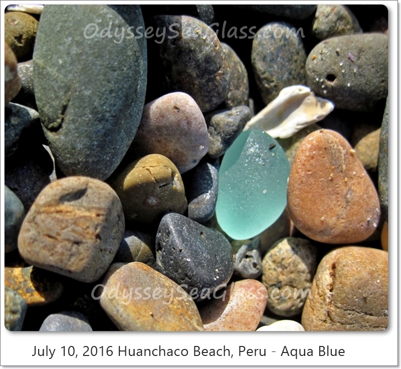 David and Lin Huanchaco Beach Peru sea glass search