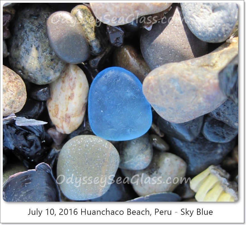 David and Lin Huanchaco Beach Peru sea glass search