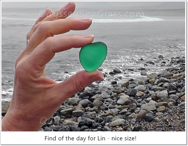 David and Lin Huanchaco Beach Peru sea glass search