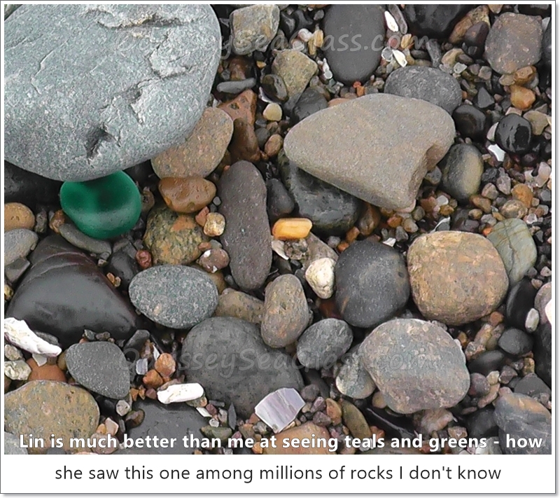 David and Lin Huanchaco Beach Peru sea glass search