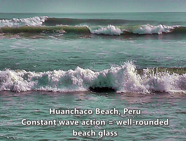 David and Lin Huanchaco Beach Peru sea glass search