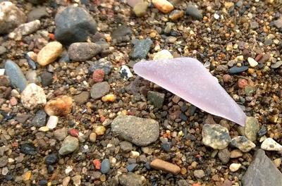 Hudson River Beach Glass Photo